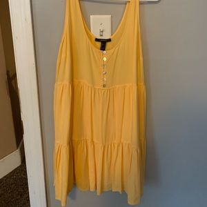 flowy yellow dress forever 21